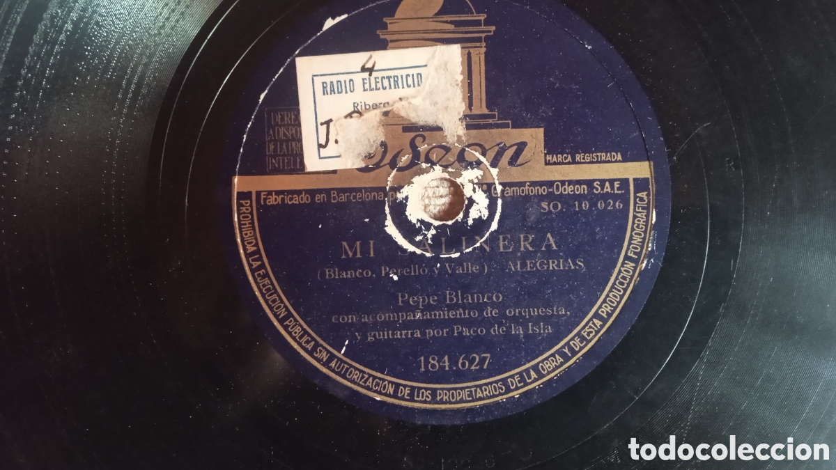 Discos de pizarra: Lote de 14 discos de gram&oacute;fono. - Foto 20