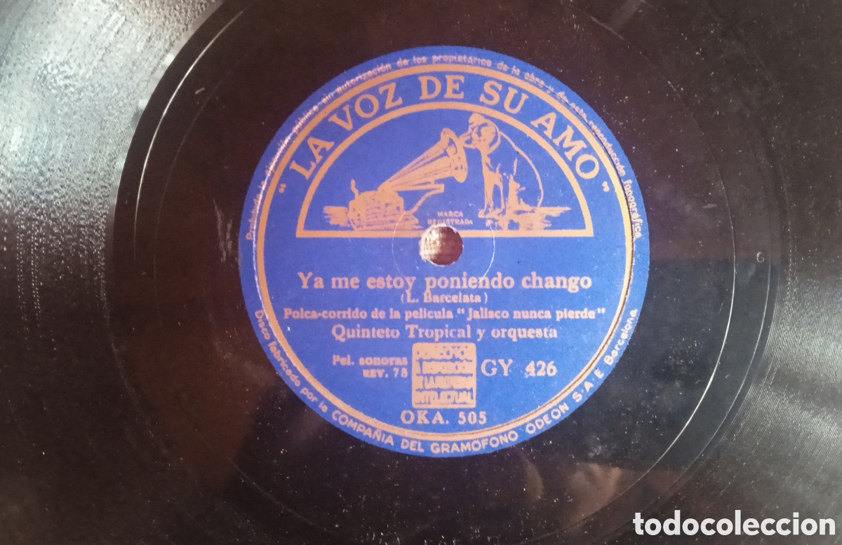 Discos de pizarra: Lote de 14 discos de gram&oacute;fono. - Foto 24