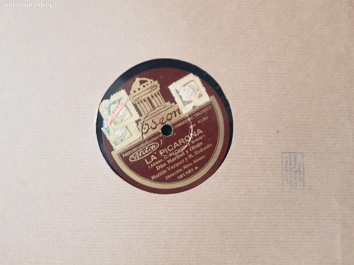 Discos de pizarra: LA PICARONA,DUO MARIBEL Y MONTIEL - Foto 3