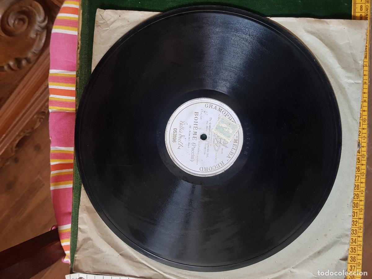 Discos de pizarra: BOHEME (PUCCINI) SOPRANO WJTH ORCH. - Foto 3