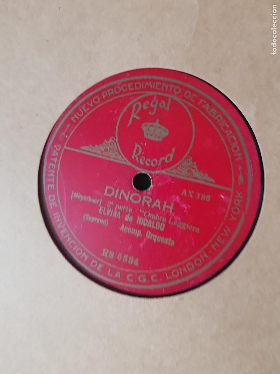 Discos de pizarra: DINORHA-ELVIRA DE HIDALGO - Foto 1
