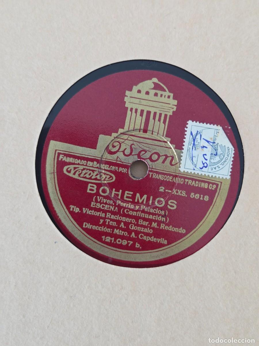 Discos de pizarra: 6 LPs de Pizarra, Amadeo Vives, Bohemios. - Foto 9