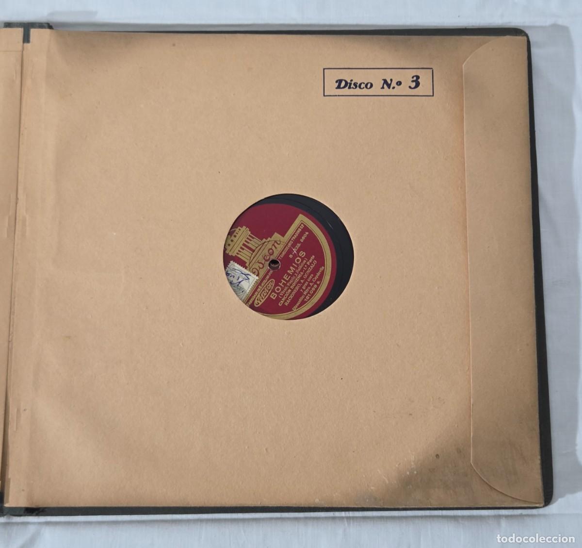 Discos de pizarra: 6 LPs de Pizarra, Amadeo Vives, Bohemios. - Foto 12