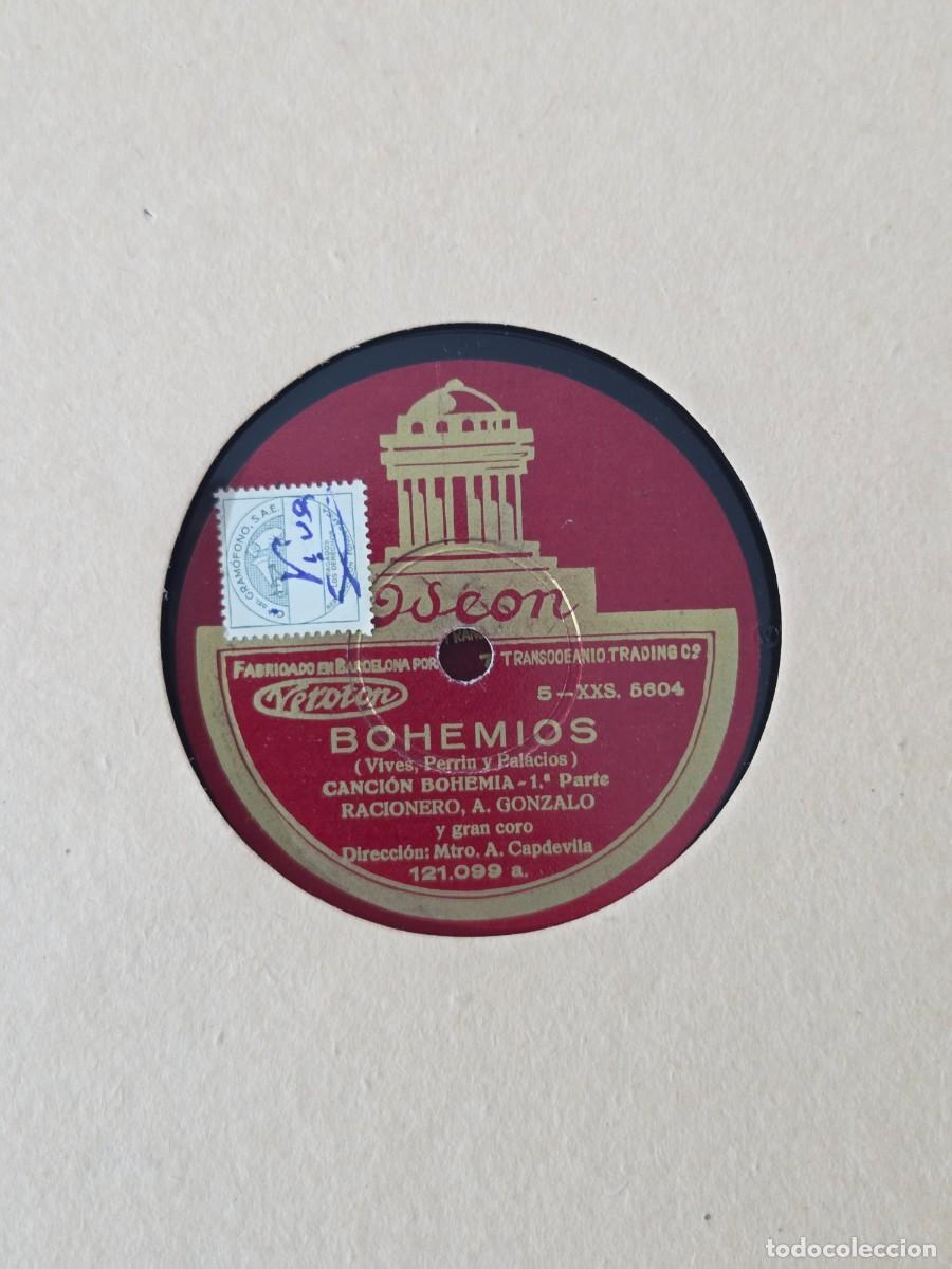 Discos de pizarra: 6 LPs de Pizarra, Amadeo Vives, Bohemios. - Foto 13