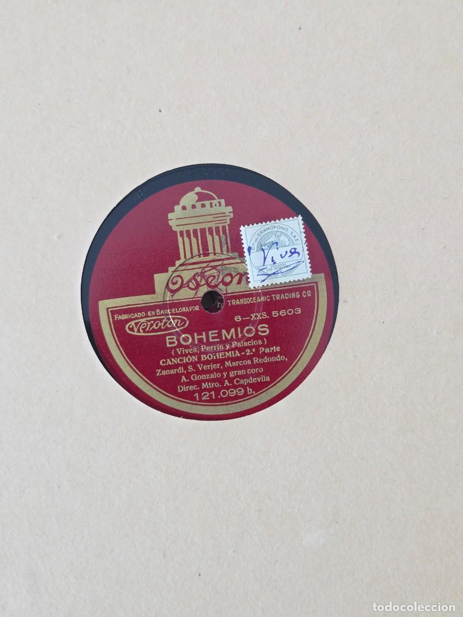 Discos de pizarra: 6 LPs de Pizarra, Amadeo Vives, Bohemios. - Foto 14