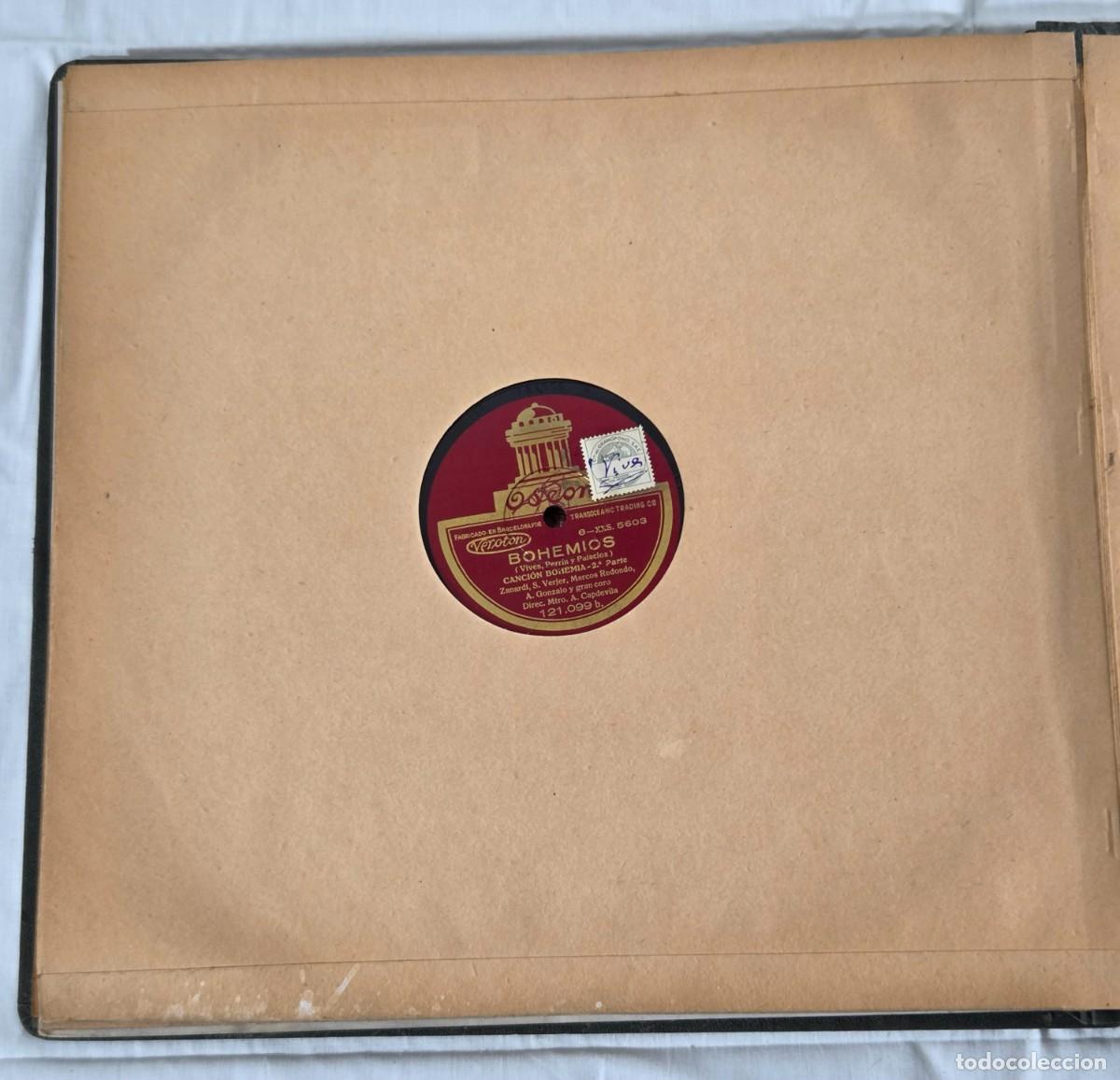Discos de pizarra: 6 LPs de Pizarra, Amadeo Vives, Bohemios. - Foto 15