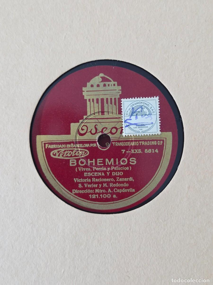 Discos de pizarra: 6 LPs de Pizarra, Amadeo Vives, Bohemios. - Foto 16
