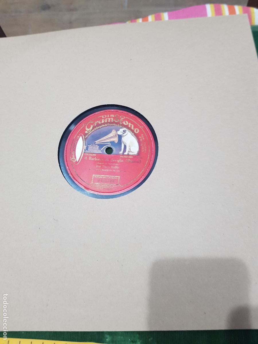 Discos de pizarra: DISCO DE PIZARRA,EL BARBIERIR DE SEVILLA - Foto 2