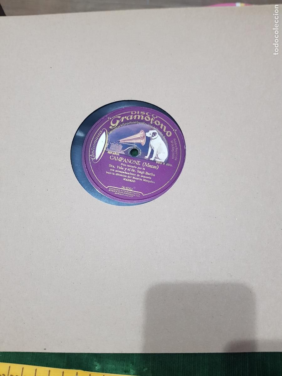 Discos de pizarra: DISCO DE PIZARRA,CAMPANONE MAZZA - Foto 3