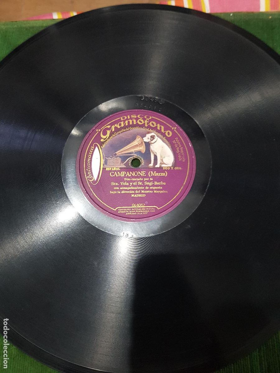 Discos de pizarra: DISCO DE PIZARRA,CAMPANONE MAZZA - Foto 4