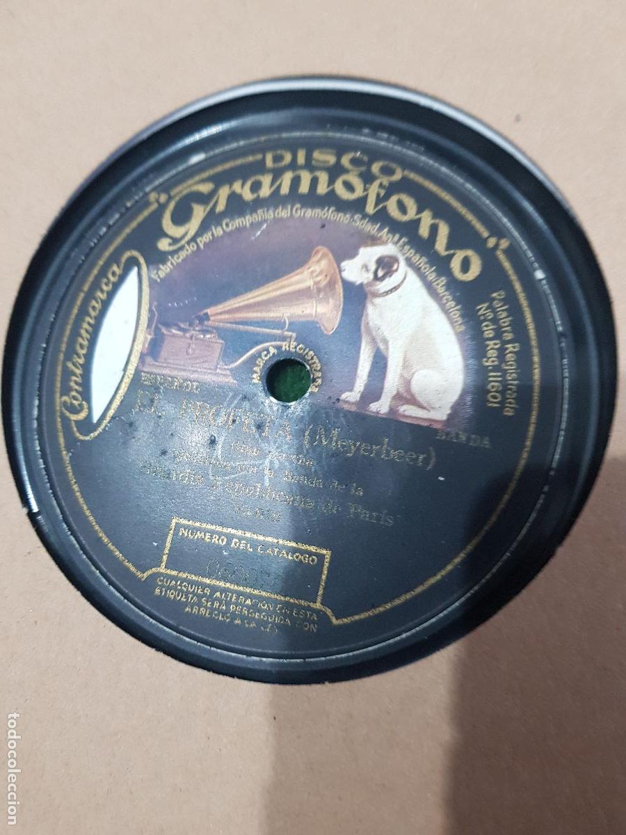 Discos de pizarra: DISCO DE PIZARRA,AIDA VERDI - Foto 2