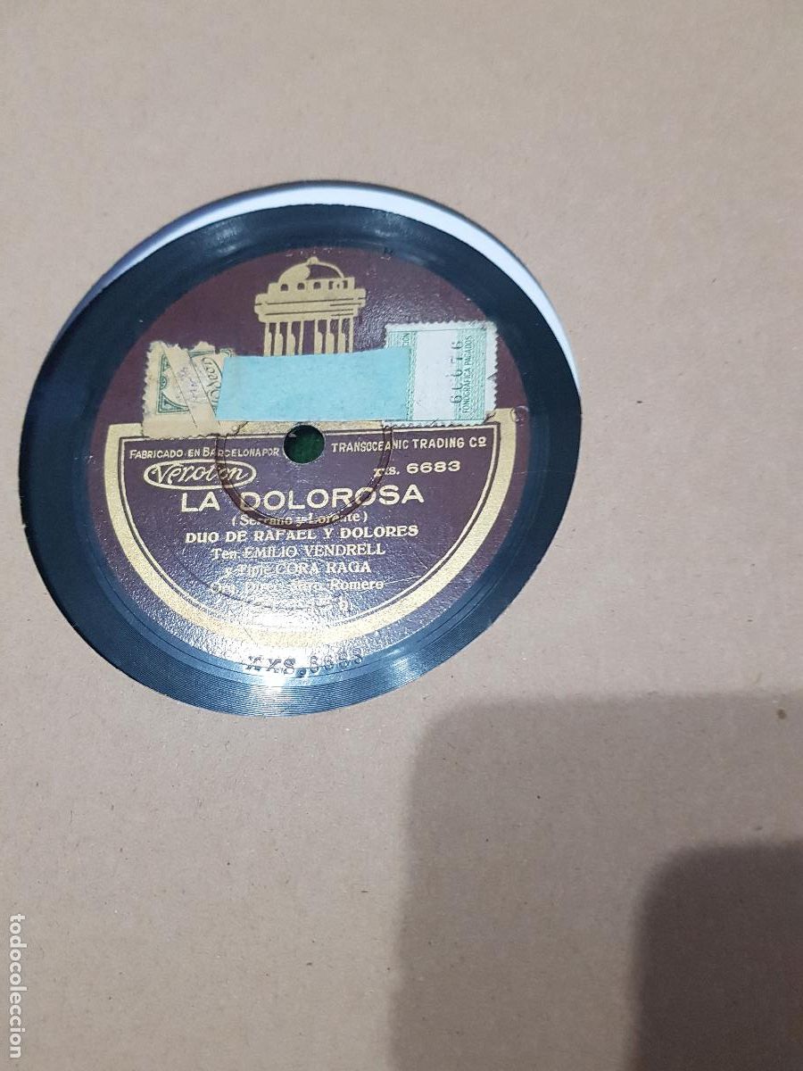 Discos de pizarra: DISCO DE PIZARRA,LA DOLOROSA - Foto 1