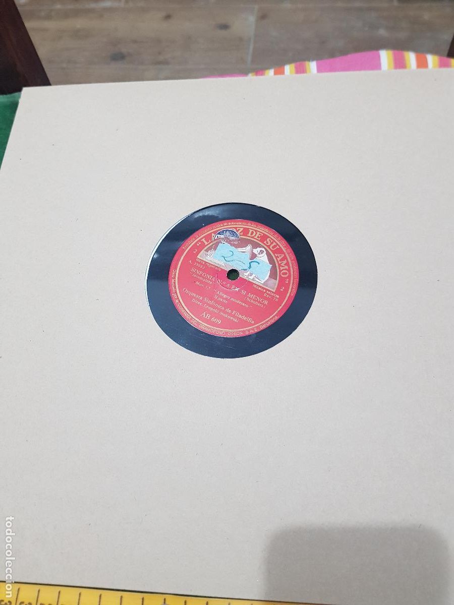 Discos de pizarra: DISCO DE PIZARRA,SINFONIA N&ordm;8 EN SI MENOR - Foto 3