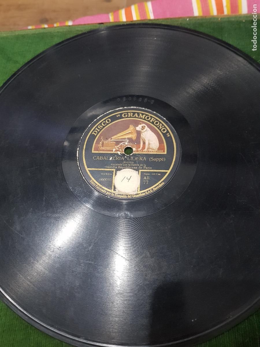 Discos de pizarra: DISCO DE PIZARRA,CABALLERIA LIGERA - Foto 3