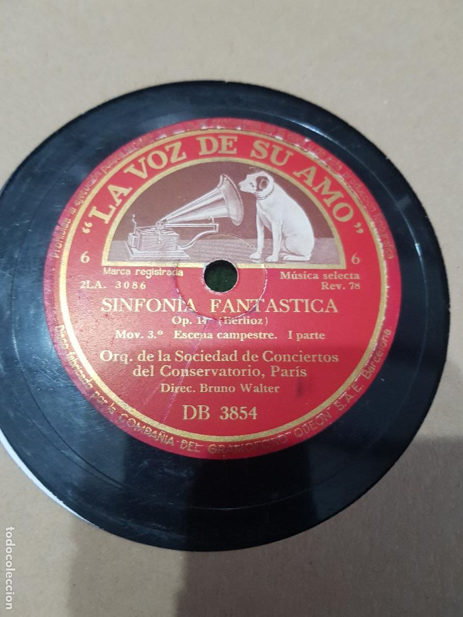 Discos de pizarra: DISCO DE PIZARRA,SINFONIA FANTASTICA - Foto 2