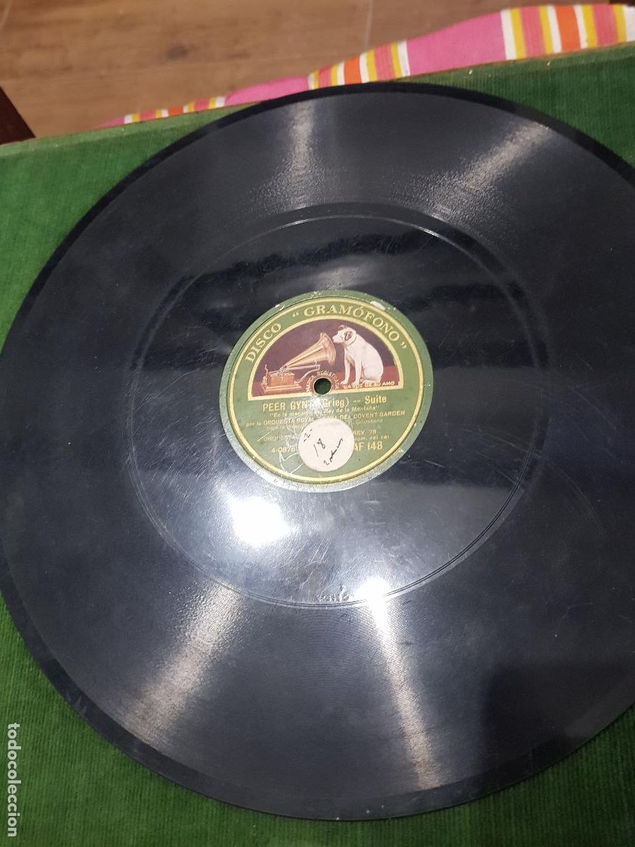 Discos de pizarra: DISCO DE PIZARRA,PEER GYNT GRIEG SUITE - Foto 3