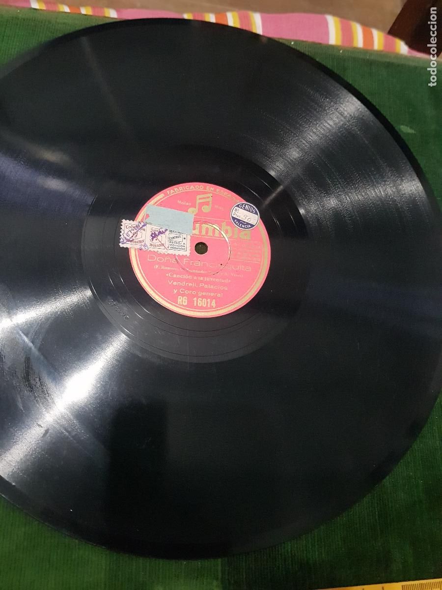 Discos de pizarra: DISCO DE PIZARRA,DO&Ntilde;A FRANCISQUITA - Foto 4