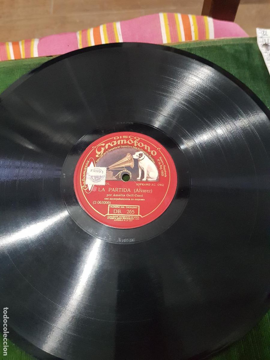 Discos de pizarra: DISCO DE PIZARRA,LA PARTIDA ALVAREZ - Foto 3