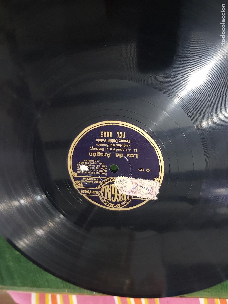 Discos de pizarra: DISCO DE PIZARRA,LOS DE ARAGON - Foto 3