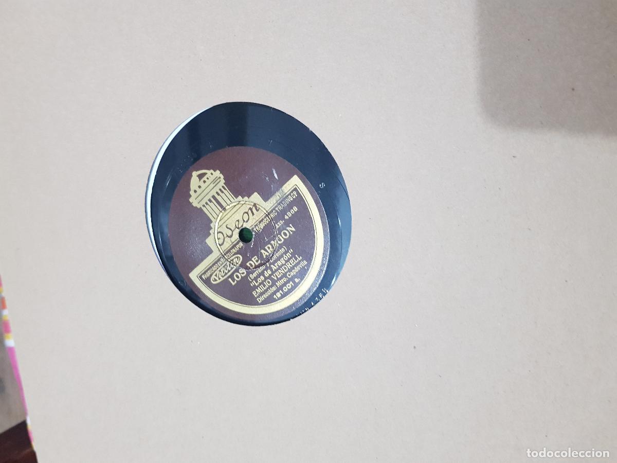 Discos de pizarra: DISCO DE PIZARRA,LOS DE ARAGON - Foto 1