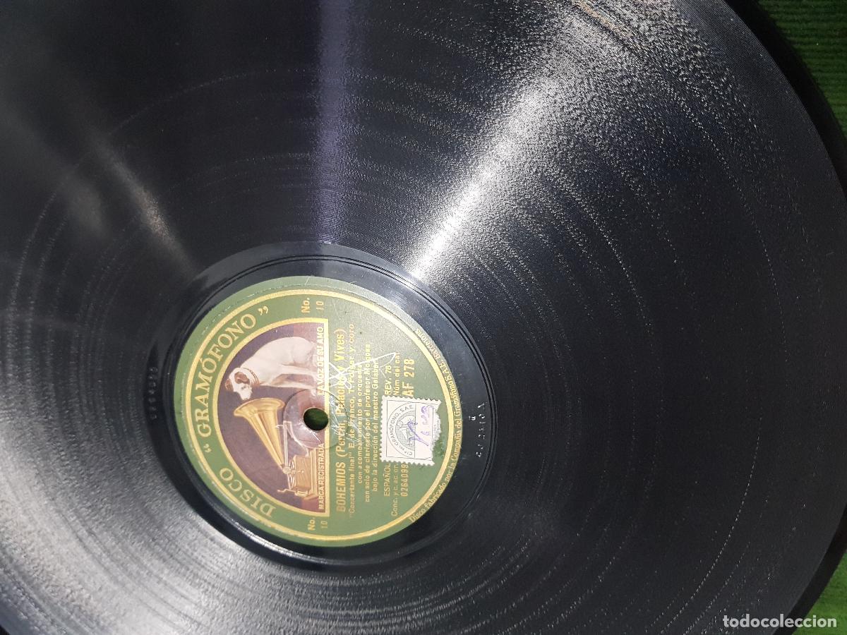Discos de pizarra: DISCO DE PIZARRA,BOHEMIOS,PERIN PALACIOS Y VIVES - Foto 3