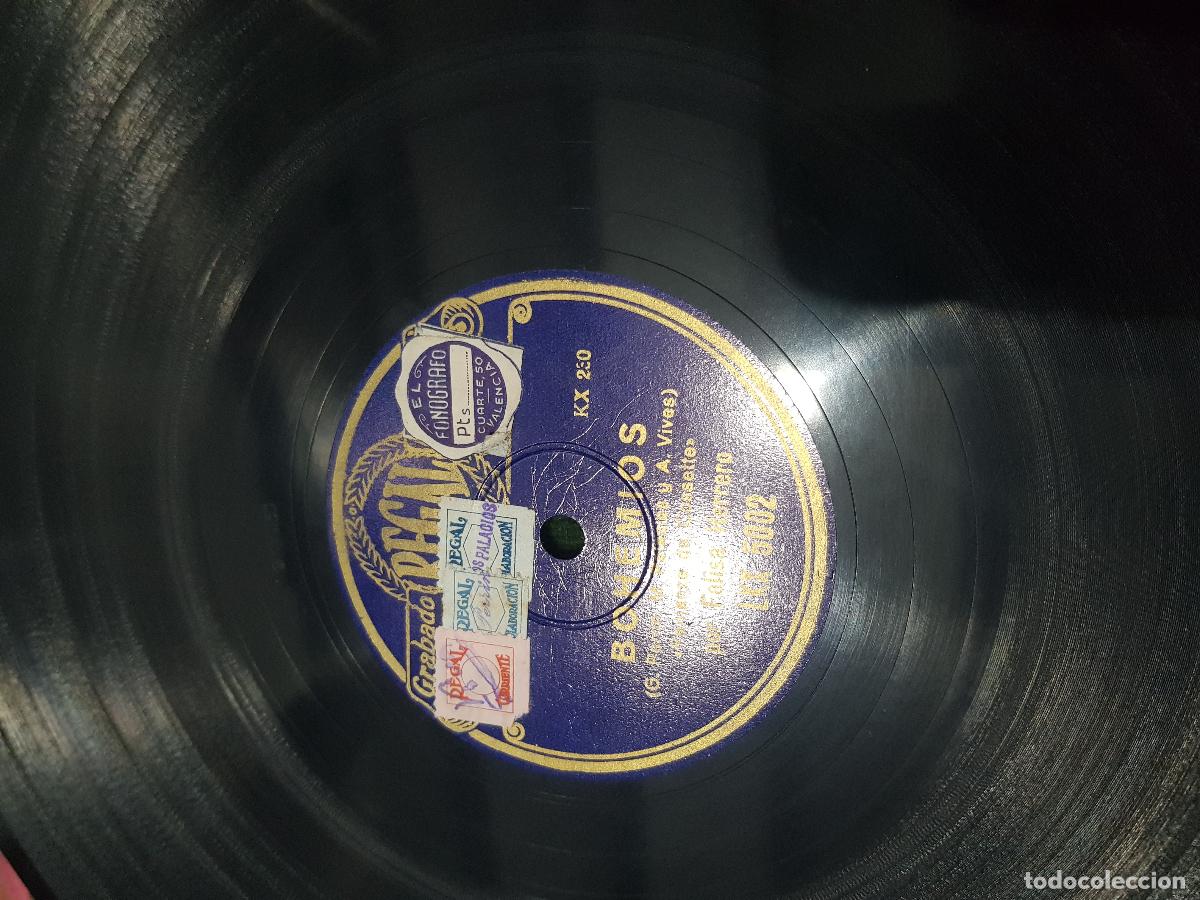 Discos de pizarra: DISCO DE PIZARRA,BOHEMIOS, - Foto 3