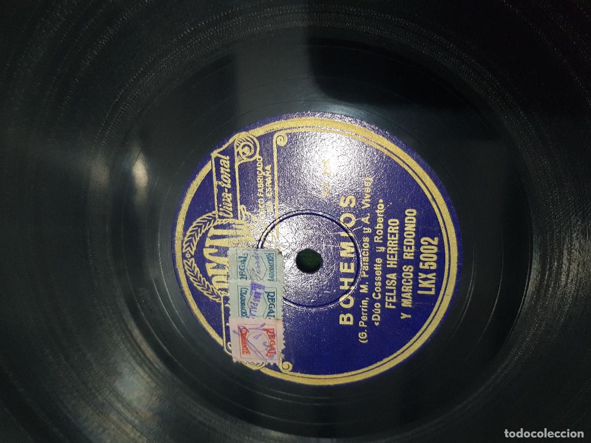 Discos de pizarra: DISCO DE PIZARRA,BOHEMIOS, - Foto 4