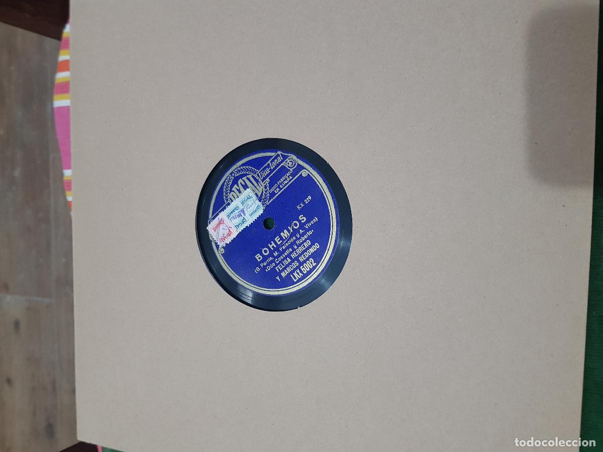 Discos de pizarra: DISCO DE PIZARRA,BOHEMIOS, - Foto 1