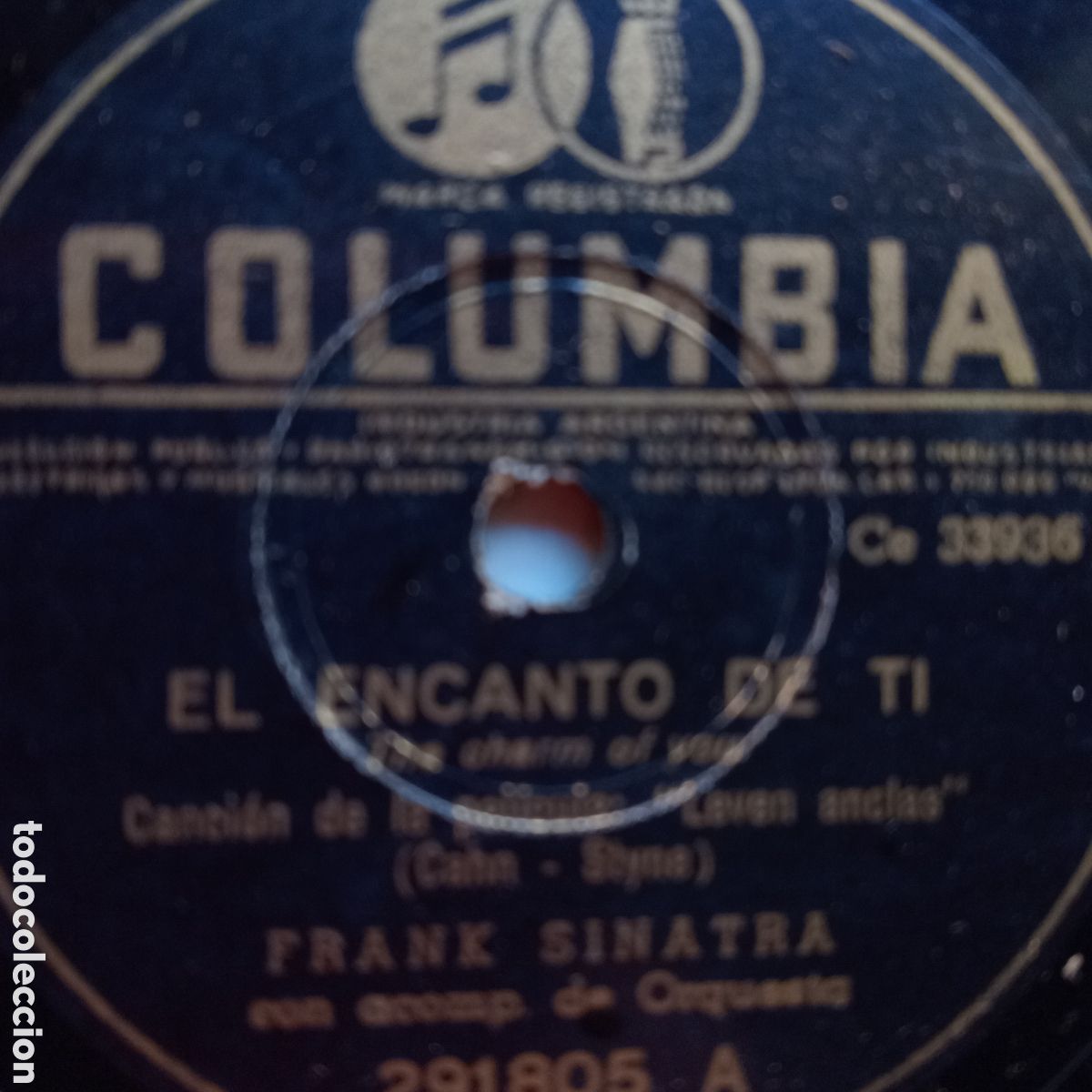 Discos de pizarra: FRANK SINATRA &rdquo; ME ENAMORO FACILMENTE Y EL ENCANTO DE TI - Foto 2