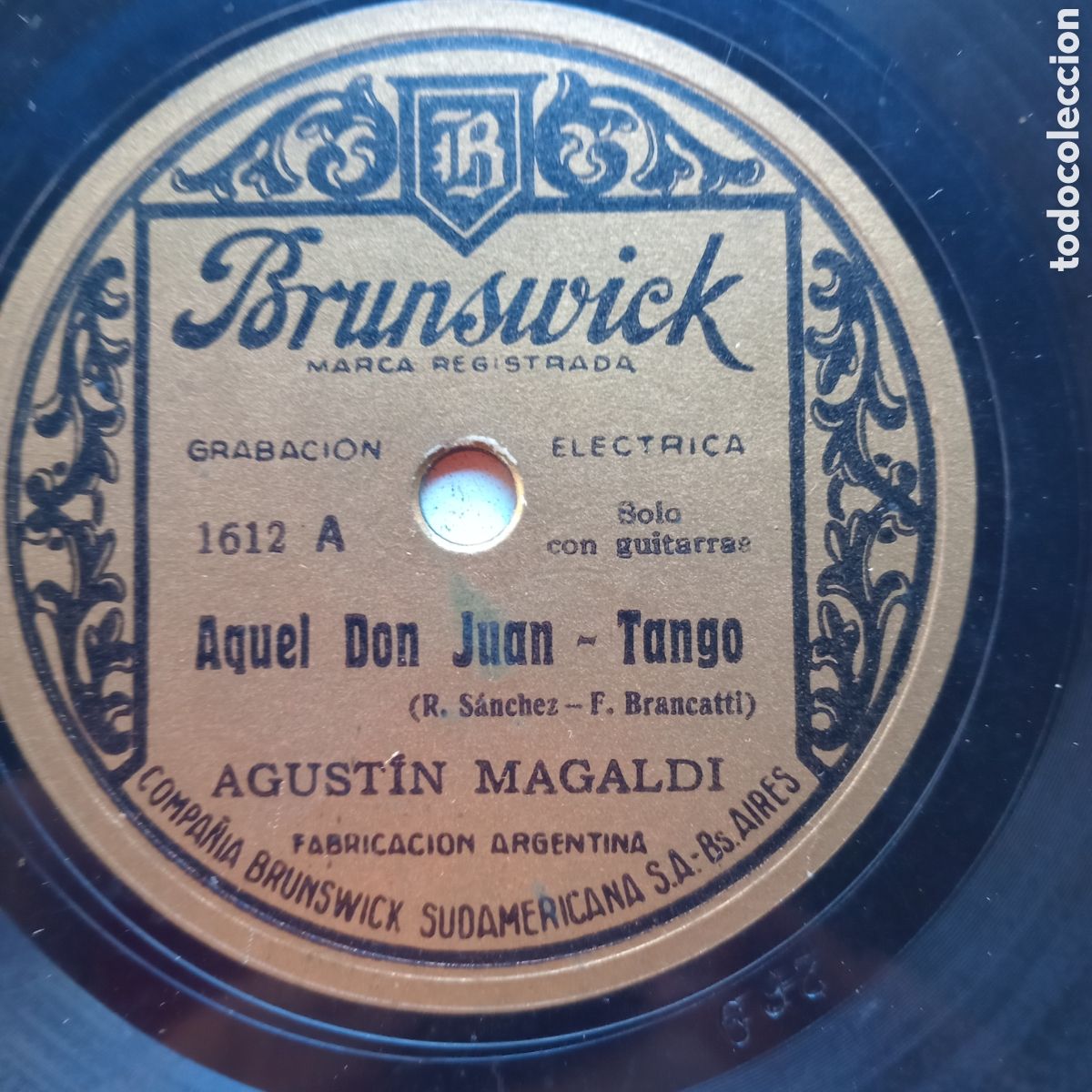 Discos de pizarra: MAGALDI - NODA - LAS PAPAS QUEMAN- - Foto 2