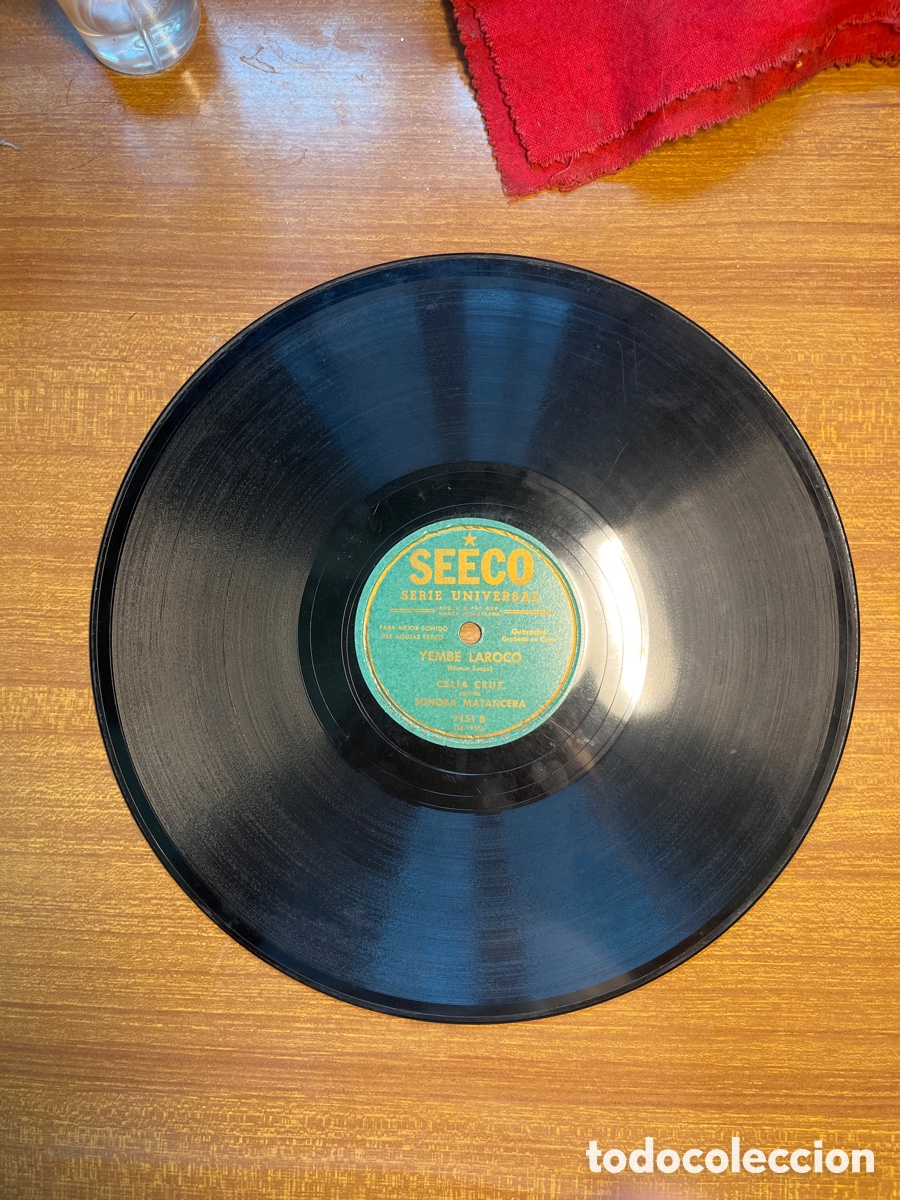 Discos de pizarra: Celia Cruz Sonora Marancera - Abre la puerta querida/ Yembe Laroco - Foto 4