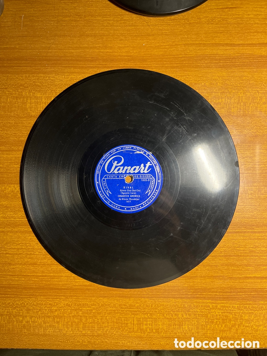 Discos de pizarra: Orquesta Am&eacute;rica - Rival / Alegre Navidad - ChA ChA ChA Cuba - Foto 3