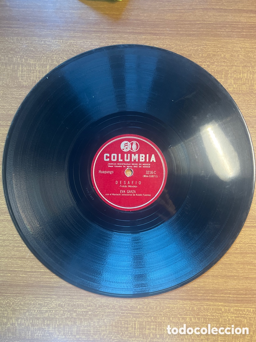 Discos de pizarra: Eva Garza - Desaf&iacute;o / El &Uacute;ltimo Aviso - Ranchera M&eacute;xico - Foto 3