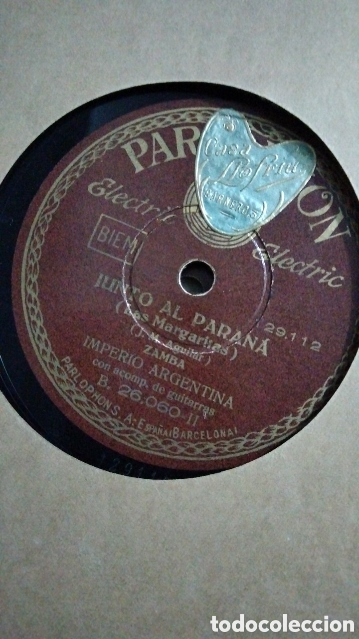 Discos de pizarra: Lote discos De pizarra Imperio Argentina y Celia Gamez - Foto 6