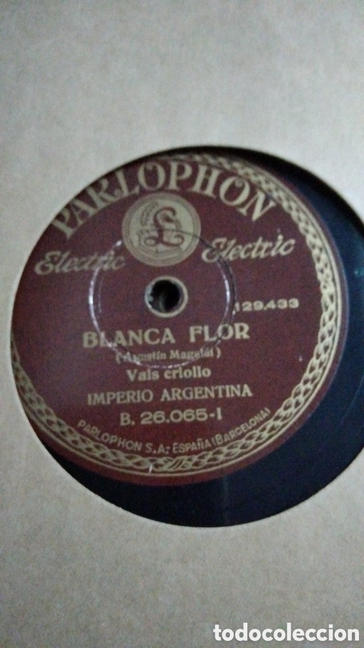 Discos de pizarra: Lote discos De pizarra Imperio Argentina y Celia Gamez - Foto 9