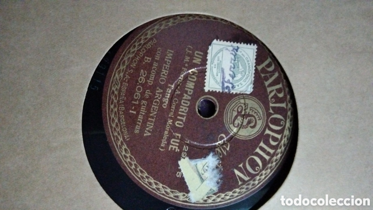 Discos de pizarra: Lote discos De pizarra Imperio Argentina y Celia Gamez - Foto 11
