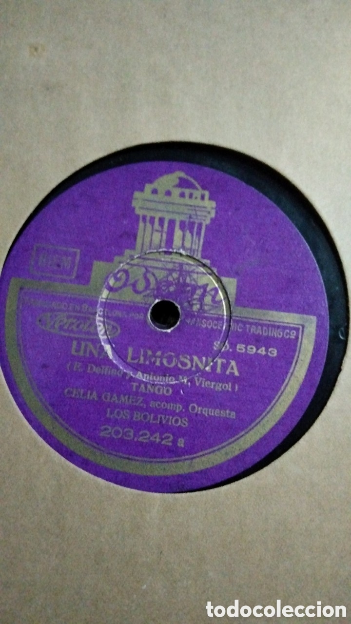Discos de pizarra: Lote discos De pizarra Imperio Argentina y Celia Gamez - Foto 15