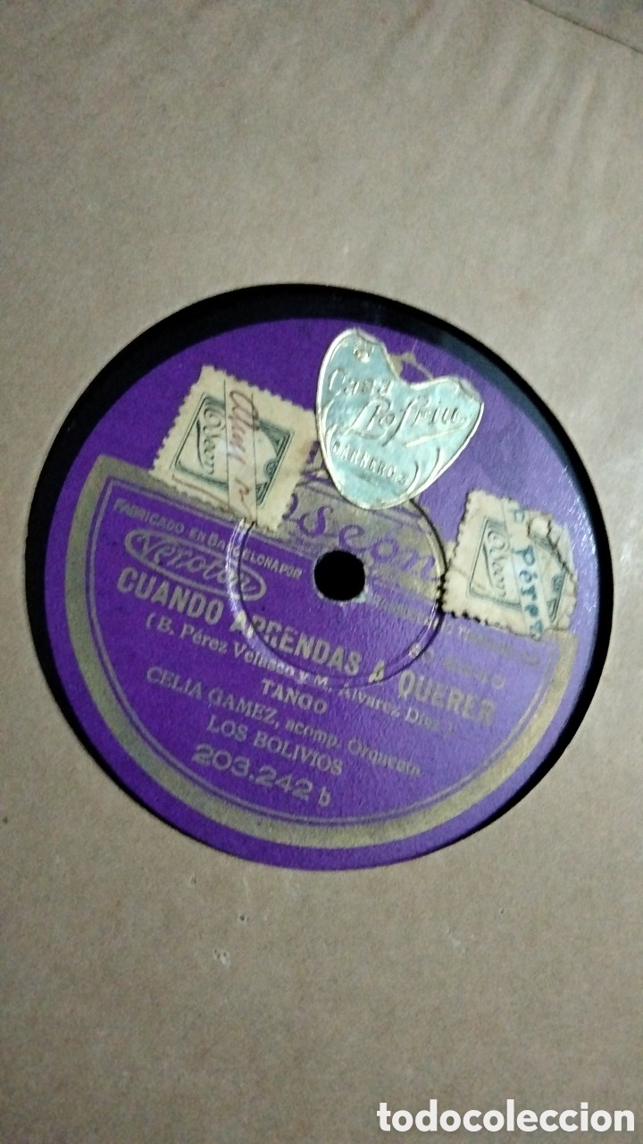 Discos de pizarra: Lote discos De pizarra Imperio Argentina y Celia Gamez - Foto 16