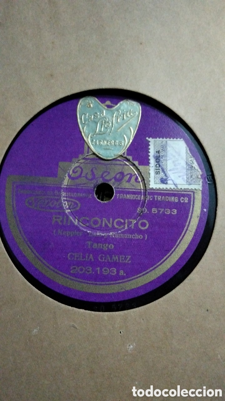 Discos de pizarra: Lote discos De pizarra Imperio Argentina y Celia Gamez - Foto 17