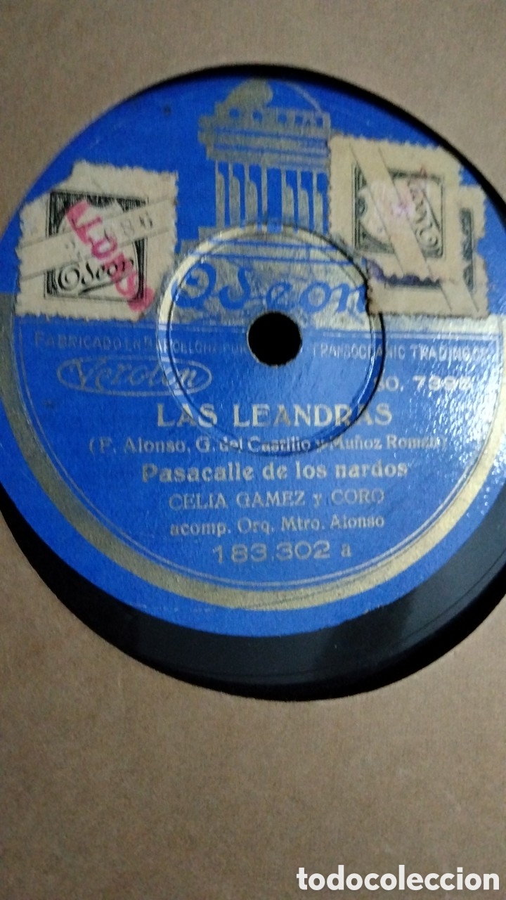 Discos de pizarra: Lote discos De pizarra Imperio Argentina y Celia Gamez - Foto 20