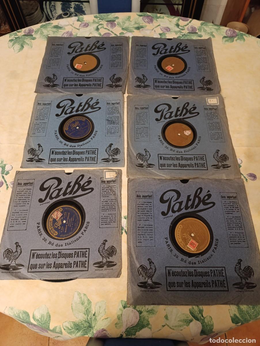 Discos de pizarra: Lote de 5 discos de pizarra de marchas militares - Foto 1