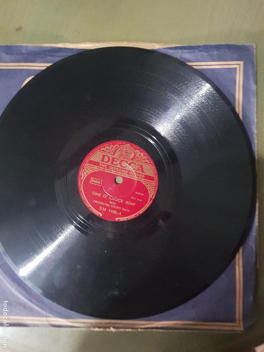 Discos de pizarra: ORCHESTRA COUNT BASIE--JOHN,S IDEA-ONE O,CLOCK JUMP - Foto 4