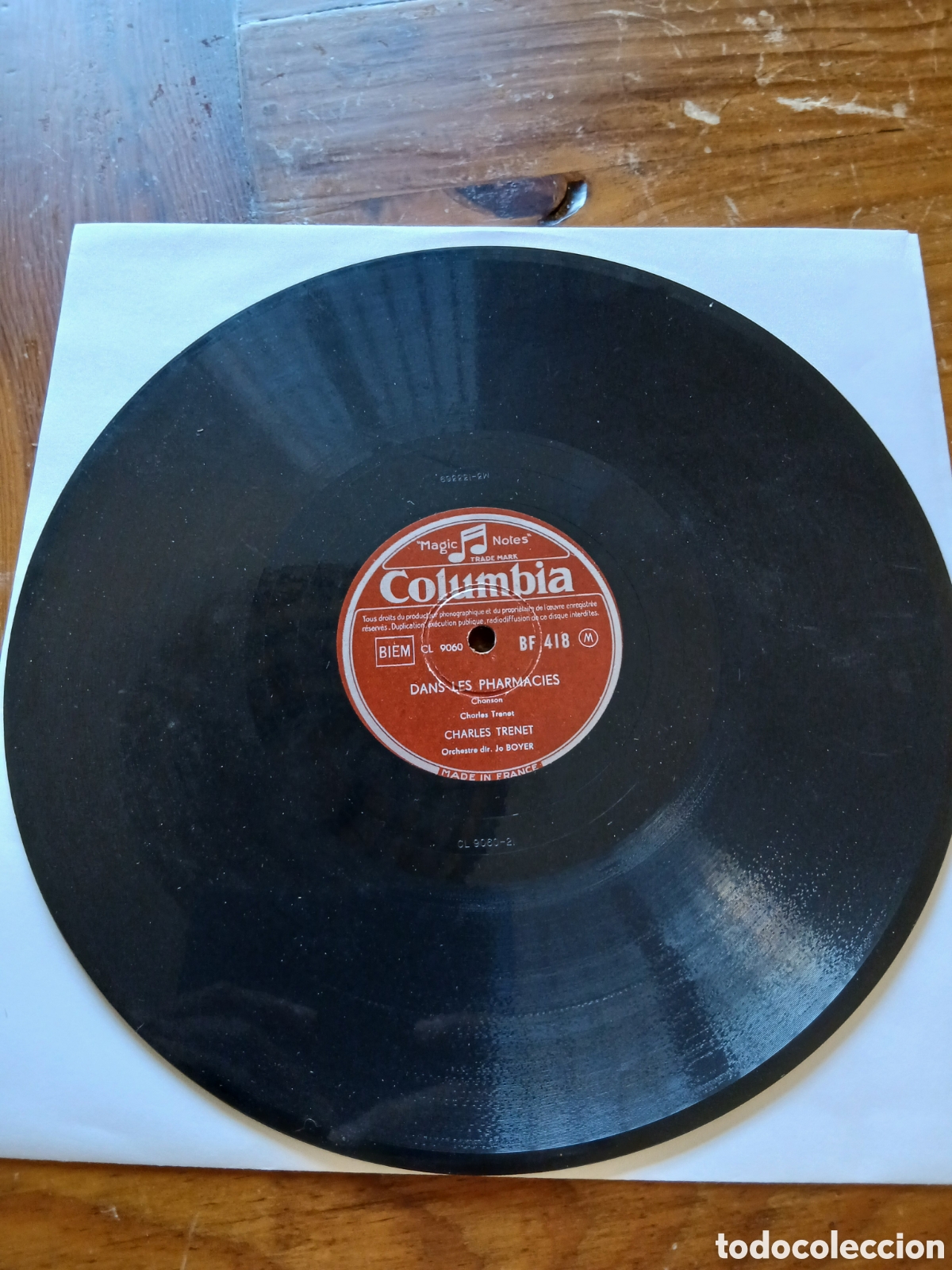 Discos de pizarra: Charles Trenet. Columbia - Foto 2