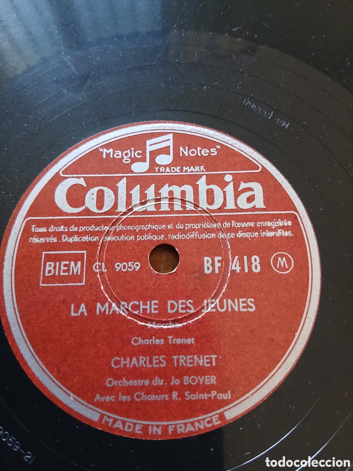 Discos de pizarra: Charles Trenet. Columbia - Foto 3