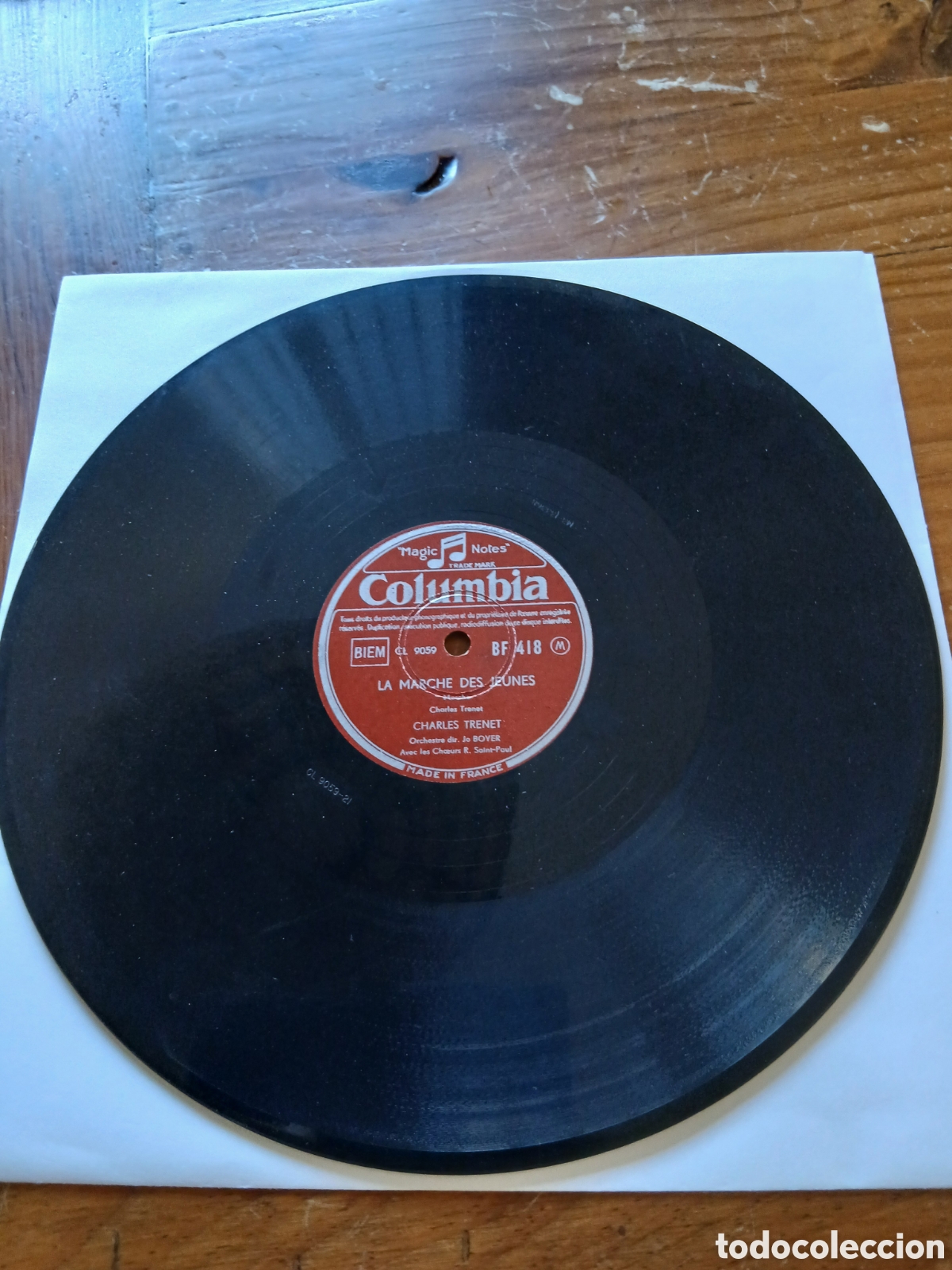 Discos de pizarra: Charles Trenet. Columbia - Foto 4