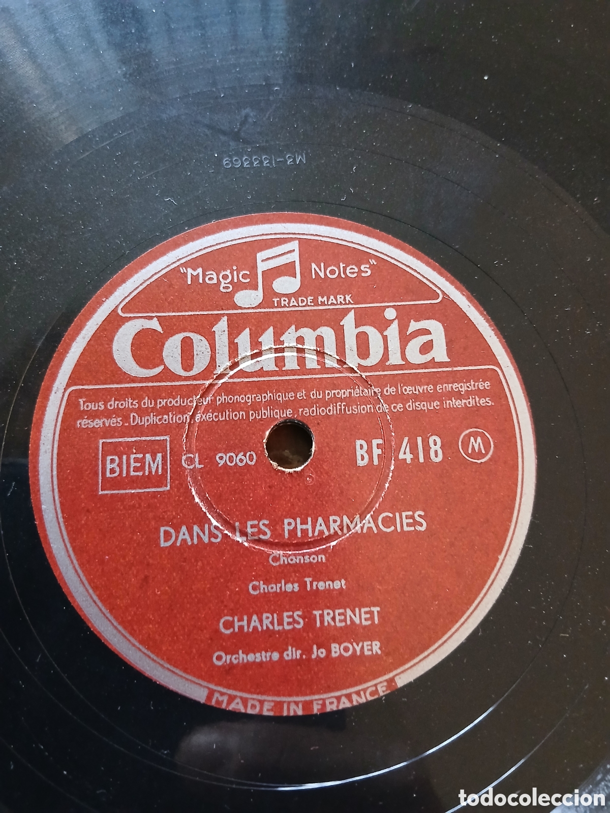 Discos de pizarra: Charles Trenet. Columbia - Foto 1