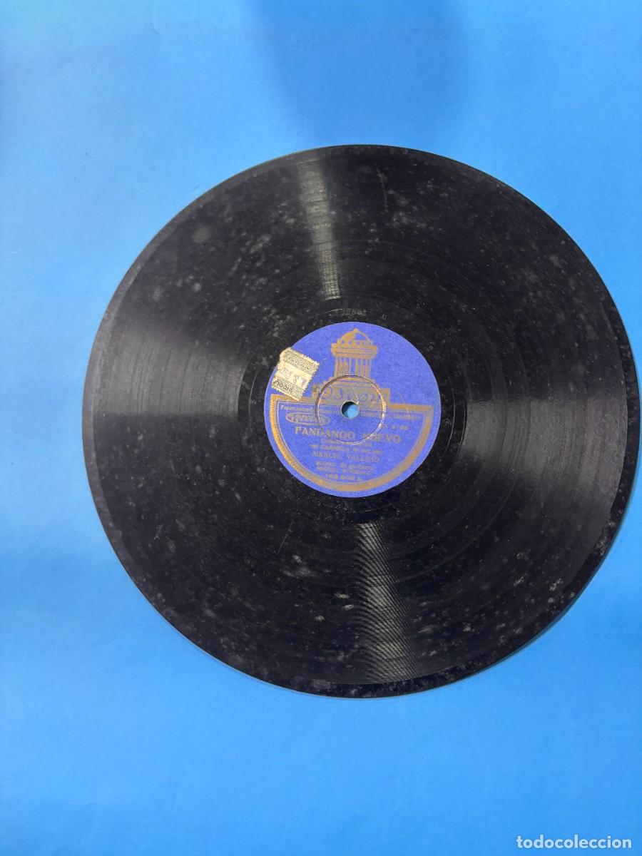 Discos de pizarra: DISCO PIZARRA - MANUEL VALLEJO - FANDANGO GITANO / FANDANGO NUEVO - ODEON - Foto 2