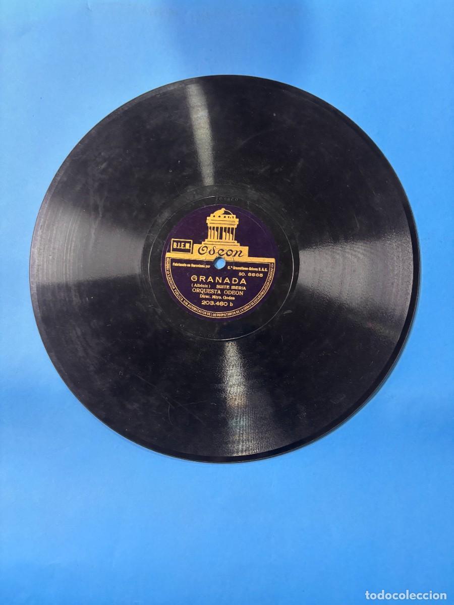 Discos de pizarra: DISCO PIZARRA - ORQUESTA ODEON - CORDOBA / GRANADA - ODEON - Foto 2