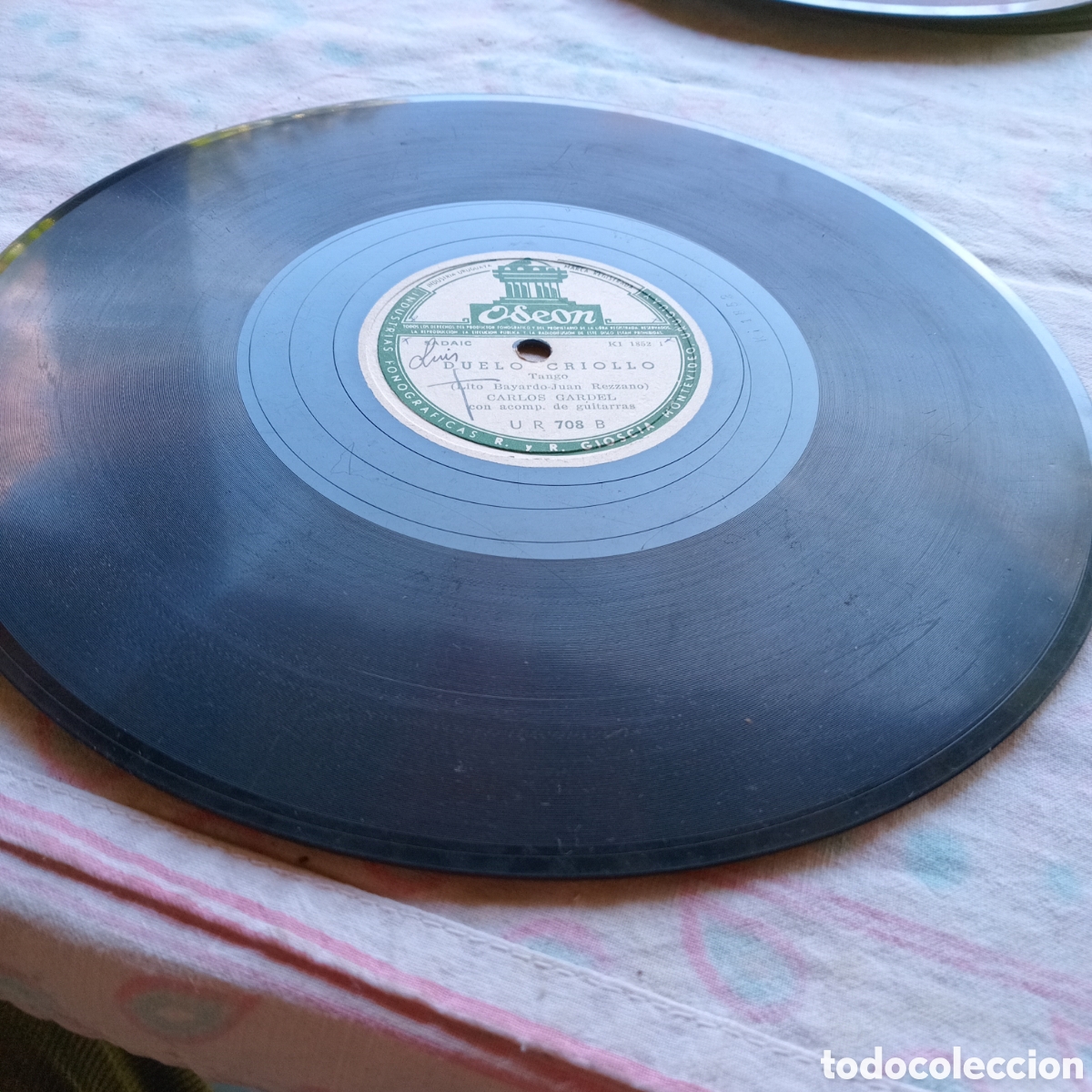 Discos de pizarra: .MI NOCHE TRISTE y DUELO RIOLLO - Foto 3