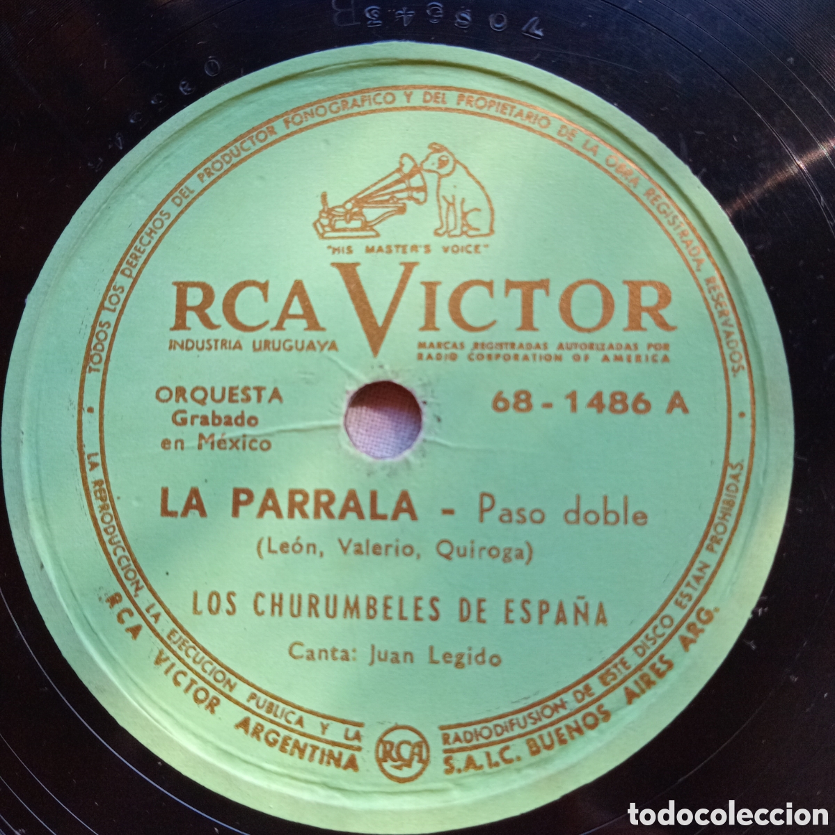 Discos de pizarra: LA PARRALA - EL TIPITIN GITANO - LOS CHURUMBELES DE ESPA&Ntilde;A - Foto 2